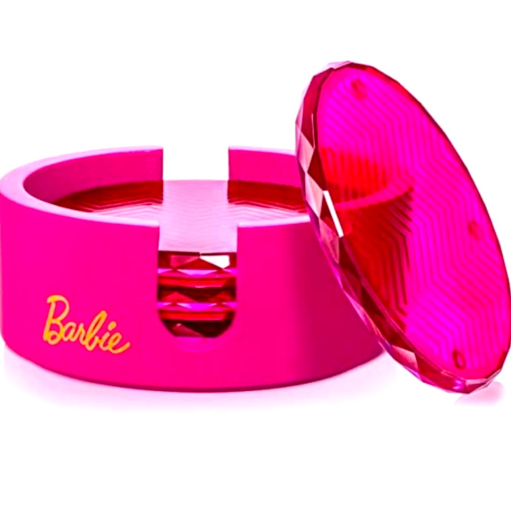 Barbie glass coasters